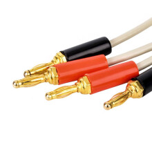 5 Pair Insulated Banana Plug Clips Cable Low Resistance  Clip Probe Leads Test Meter Terminal Kelvin New