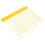 200 Plastic Tamper Seals, Numbered Zip Ties Tags,Disposable Self Locking Signage for Fire Extinguisher,Shipping,250mm E 7