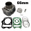 66mm Motorcycle Engine Bore Cylinder Piston Ring Gasket Set for  W125i WAVE125 125cc Engine 4