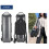 2X Universal Violin Carbon Fiber Case Hard Case Square Light Music Sheet Bag,Black 3