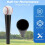 2 Pcs Replacement Batting Tee Topper Compatible,  Rest Rubber Cup for Practice Training Hitting Baseball or Softball 3