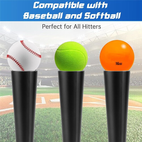 2 Pcs Replacement Batting Tee Topper Compatible,  Rest Rubber Cup for Practice Training Hitting Baseball or Softball 2