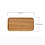 10X Acacia Serving Tray, Rectangular Solid Wood Flat Bottom Plate, Fruit Plate, Saucer, Tea Tray, Dessert Plate-Small 5