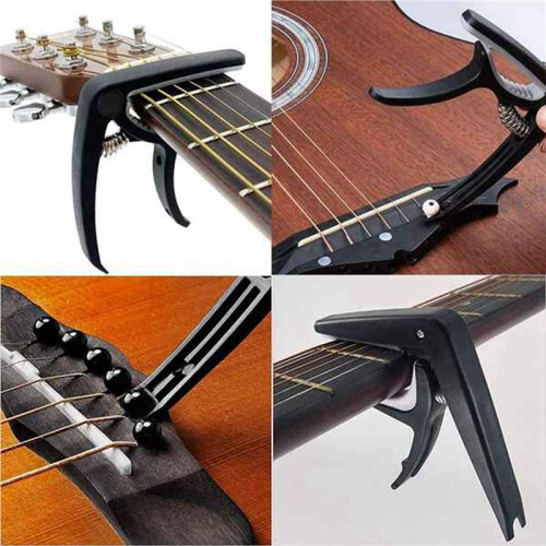 130 St GitarrtillbehöRssats med GitarrsträNgar, StäMmare, Capo, Plockar, PlockhåLlare, Tumfingerplockar, Brostift 2