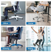 10x BüRostuhlräDer, 2-Zoll-Ersatz-Soft-Mute-Schreibtischrollen für Arbeits- und Gaming-StüHle, Robust und Sicher Rollen