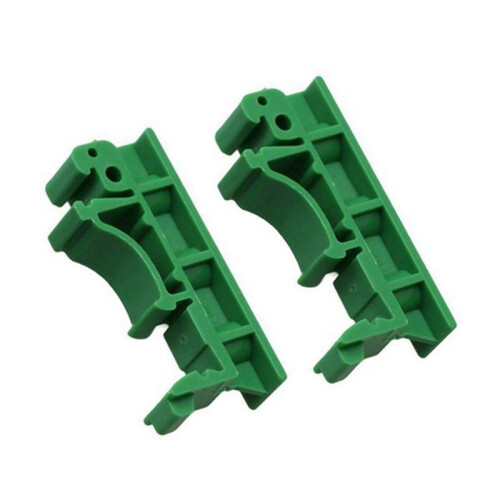 100Pcs DRG-01 PCB for DIN 35 Rail Mount Mounting Support Adapter Circuit Board Bracket Holder Carrier Clips Connectors 2