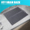 Drain Rack Silicone Dish Drainer Tray Large Sink Drying Rack Worktop Organizer Drying Rack for Dishes Tableware Grey 3