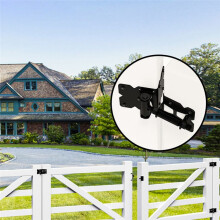 Heavy Duty Self Closing Gate Hinges for Wooden Fences Gates, 90 Degree Adjustable Gate Door Hinges Hardware Kit 2 Pack