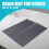 Drain Rack Silicone Dish Drainer Tray Large Sink Drying Rack Worktop Organizer Drying Rack for Dishes Tableware Grey 7