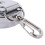 18 Pcs Stainless Silver Retractable Key Chain  Keyring Heavy Duty Steel 8