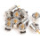 40Pcs/Pack  2-Phase 4-Wire Stepper Motor Miniature Stepper with Gear Small Tiny  Motor Toy Engine DIY 8