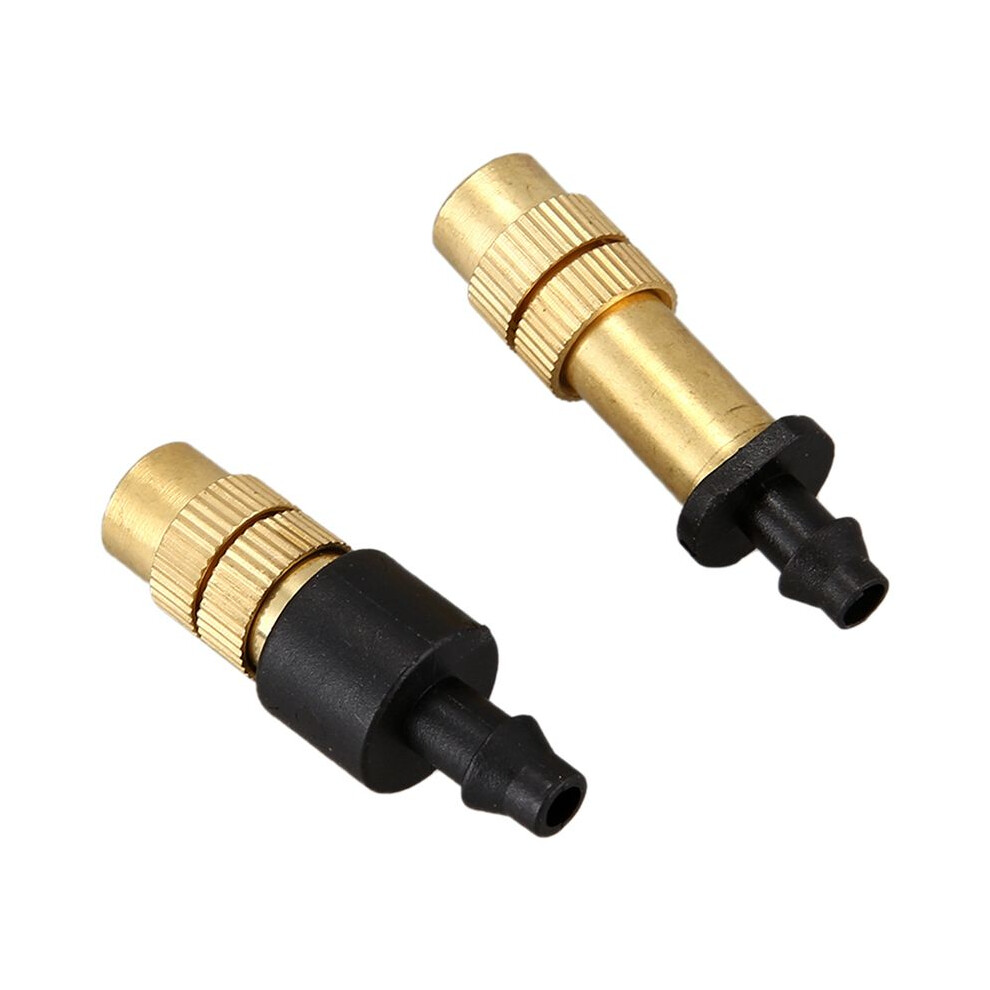 300Pcs Adjustable Sprayer Brass Misting Nozzle Atomizing Sprinkler For Drip Garden Watering Irrigation Spray Brecantia
