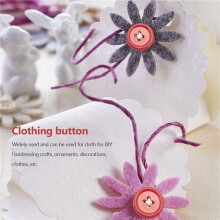 DIY Random Color Set of 1000 Sewing Buttons for Kids DIY Toys, Plastic, Random Color, 20mm