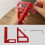 2X 3D Multi-Angle Measuring Ruler 45/90 Degree Aluminum Alloy Drawing  Ruler High-Precision Layout Measurement Tool 6