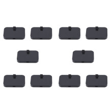 10X Móvil Estación de Acoplamiento de Carga del Teléfono Móvil Tipo-C Cargador Soporte del Soporte Teléfono Móvil Usb-C Negro