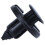 100 X Clip Plastic Black  Mudguard for  Teana Tiida 6
