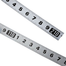8PCS Stainless Steel Adhesive Scale Precision Woodworking Guide Rail Self-Adhesive Tape Measure Metal Ruler with Glue