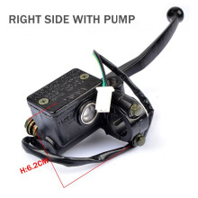 2X Motorfiets Handvat Remvloeistof Remklauw Master voor 125Cc YBR 125 Voorrem Hydraulische Pomp Cilinder Assy, Rechts