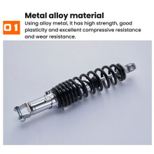 Motorcycle Rear with Spring 300MM 3000LB Steel Alloy Waterproof Replacement for JOG 100
