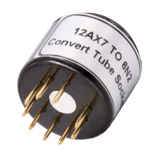 2PC Tube Socket Adapter ECC83 12AX7 to 6N2 6N1 6N6 Converter Vintage Audio DIY