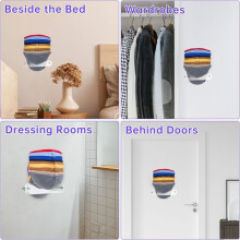 2Pcs Wall Mount Acrylic Hat Rack Organizer for Baseball Caps,for Closets, Entryways, Living Rooms, Bedrooms, Sturdy Rack