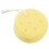 6X Yellow Round Bath Body Shower Soft Sponge with Hanging Loop 2