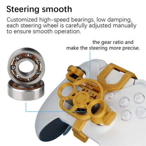 2X Gaming Racing Wheel  Steering Game Controller for  One X S Elite 3D Printed Accessories 1