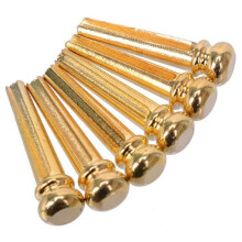 Guitar Bridge Pins 18Pcs Brass Endpin for Acoustic Guitar with Guitar Bridge Pin Puller