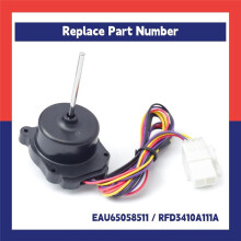 EAU65058511 Refrigerator Condenser Fan Motor Assembly Compatible Freezer Evaporator Fan Motor Parts Replace RFD3410A111A