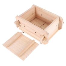 6X Tofu Mold Tool,Removable Wooden Press Box,Home Kitchen Tofu Maker Press Mold Kit for DIY Tofu Mold Cooking Handmade