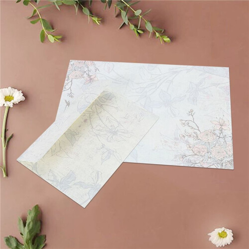 40 Sheet Vintage Stationery Sets with Envelopes for Writing Letters 1