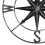 Metal  Compass Vane Wrought Iron Decoration Indoor Ornaments 2