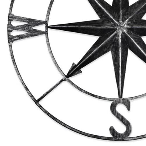 Metal  Compass Vane Wrought Iron Decoration Indoor Ornaments 1