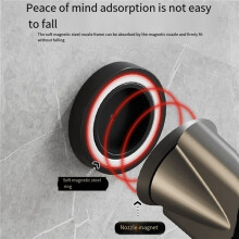 4 Pcs for LF03 Air Nozzle Stand Accessories No Punching Leifen Hair Dryer Magnetic Absorption Storage Hanger