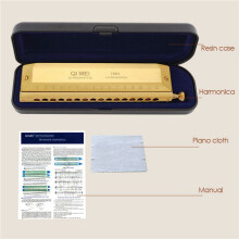 2X MEI Chromatic Harmonica 16 Hole 64 Tone Mouth Organ Instrumentos Key of C Professional Musical Instruments