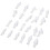 300Pcs HO Scale 1:100 White Model People Unpainted Train Figures 3