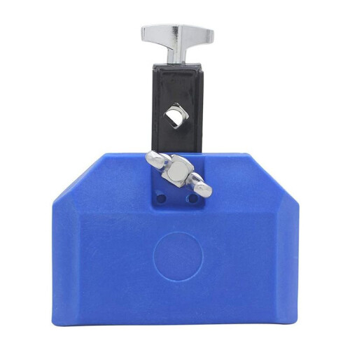 2X Bloco de Jam de 5 Polegadas, Bloco de PercussãO Musical de PláStico CompatíVel com Instrumento de Bateria Latina (Azul) 1