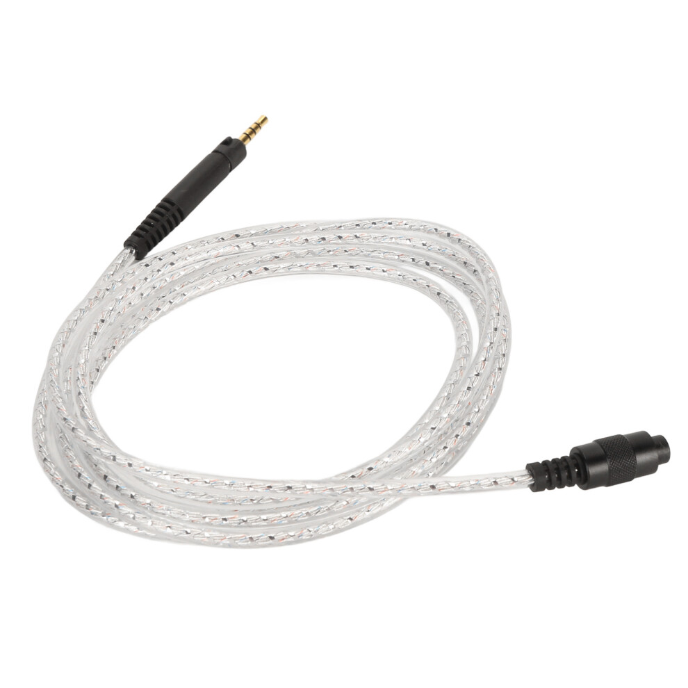 Plated Earphone Cable 2.5Mm/3.5Mm/4.4Mm Replacement, 1.5/4.9Ft Silver 3481389005966