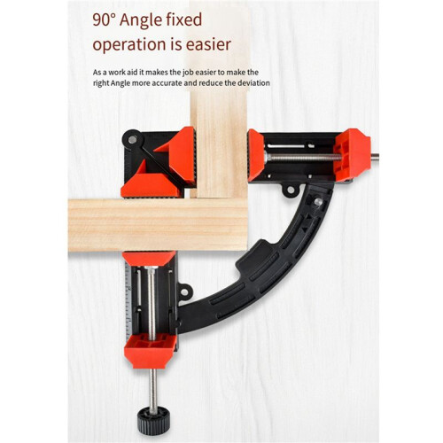 2X Woodworking Angle Clamp 30-90 Degrees Adjustable Home Right-Angle Fixing Tool Right-Angle Clamp 1