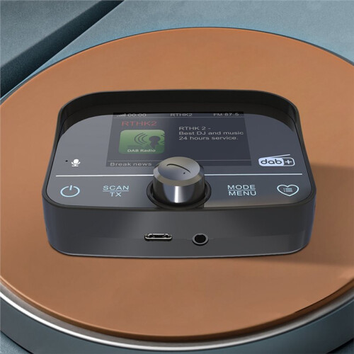 Rádio DAB para Carro com Tela Colorida de 2,4 Polegadas, Transmissor FM e Reprodutor . Compatível com Transmissor FM. Acessórios para Carro. 1