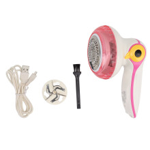 Recortadora eléctrica de bolas de pelo para ropa, recargable por USB.