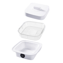 Dish Cover Transparent Plastic Temperature Measurement Display Dust Proof Food Insulated Cover