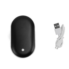 Aluminium Hand Warmer2400mAh USB Rechargeable