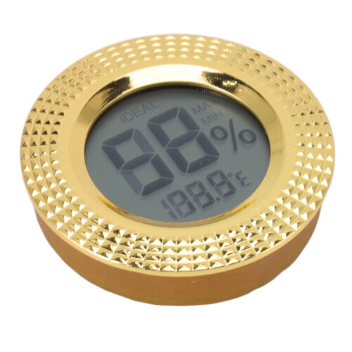Digital Hygrometer for Cigar Box – Round Insert, 50mm 2