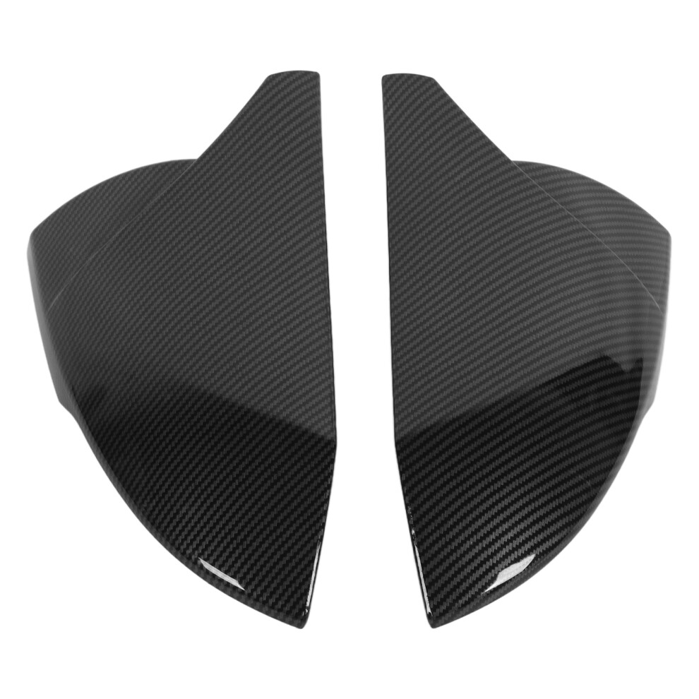 2Pcs Abs Rearview Mirror Cover Set For Hyundai Elantra 21+ Carbon Fiber Style 7891389006126