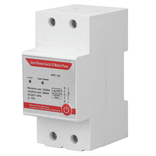 Smart Remote Switch220V ABS Housing63A