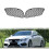 Car Front Grille Grill Lower Bumper Fog Light Cover Trim for   E-Class W207 E200 E300 2013 - 2016 6
