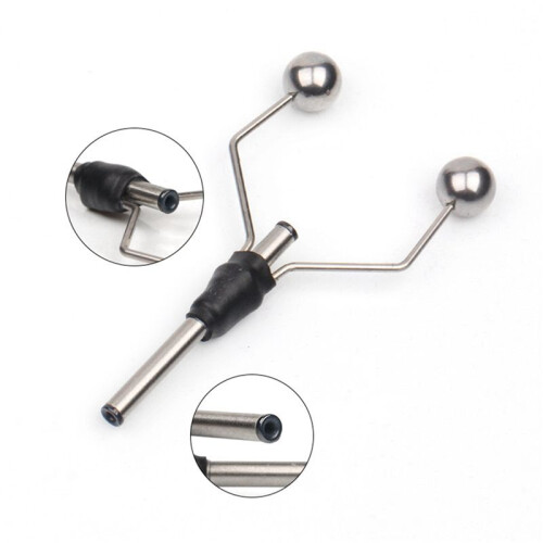 4PC Double  Bi-Ceramic Tip Fly Attaching Bobbin Holder pour Standard Bobbin Fishing Flyes Leurre Baits Making Tool 2