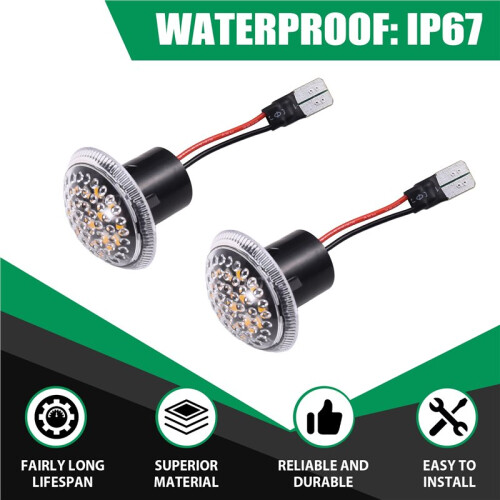 1Pair for  Transit Connect 2010-2021 Side  Turn Signal Light 9T1Z13K376A Side  Indicator Lights B 1