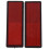 12x Rectangle Red Reflectors Universal for Motorcycles ATV Bikes Dirt Bikes 3